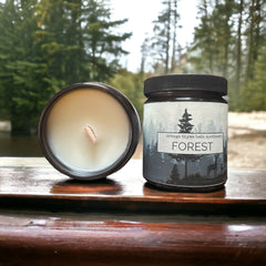 Forest-9oz CANDLE | COCONUT SOY | WOODEN WICK