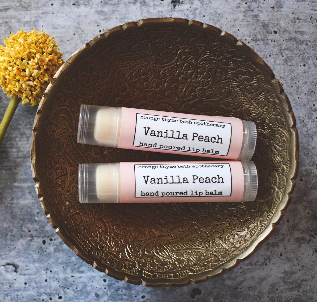 Vanilla Peach Lip Balm
