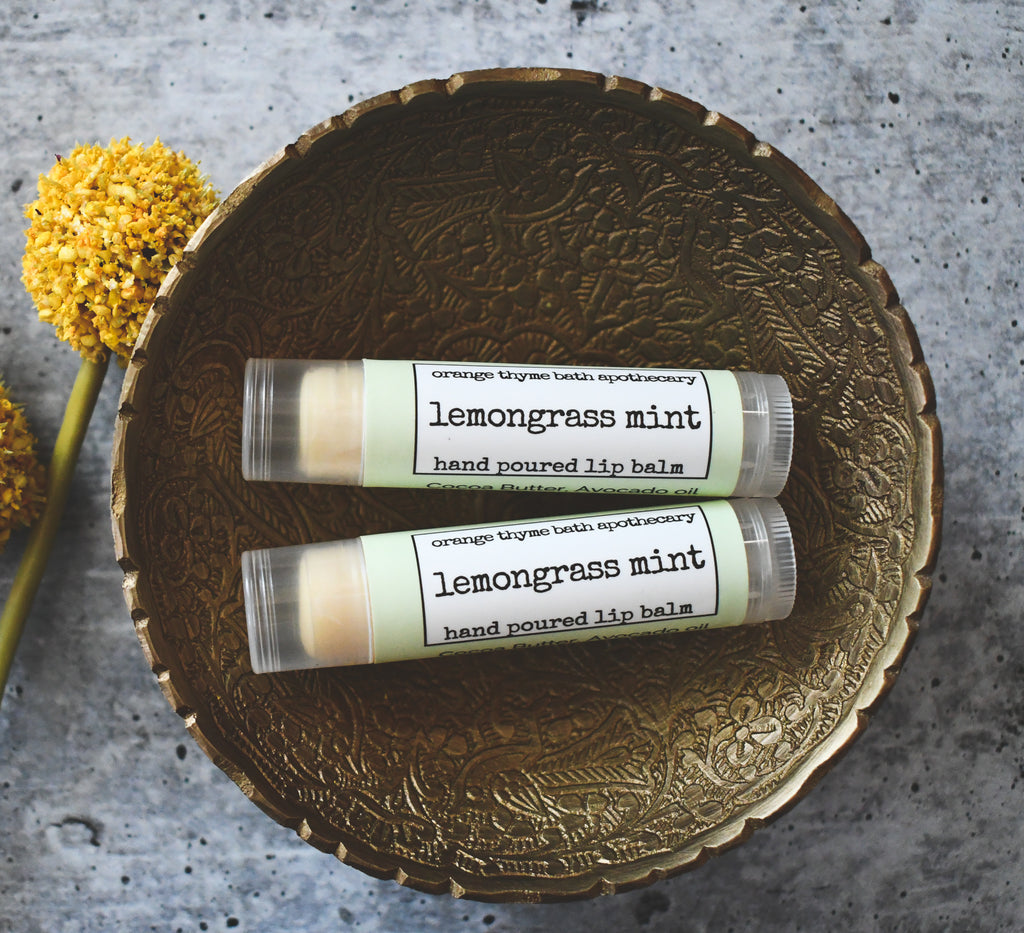 Lemongrass & Mint  Lip Balm